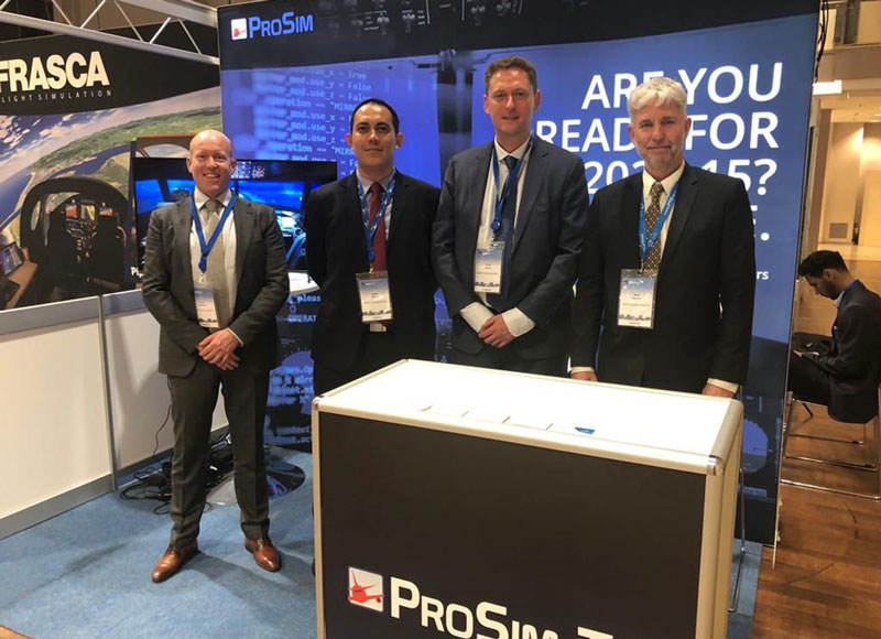 ProSim team members: Stefan Blansjaar, Carlos Moran, Hanne Koole and René Veerman.